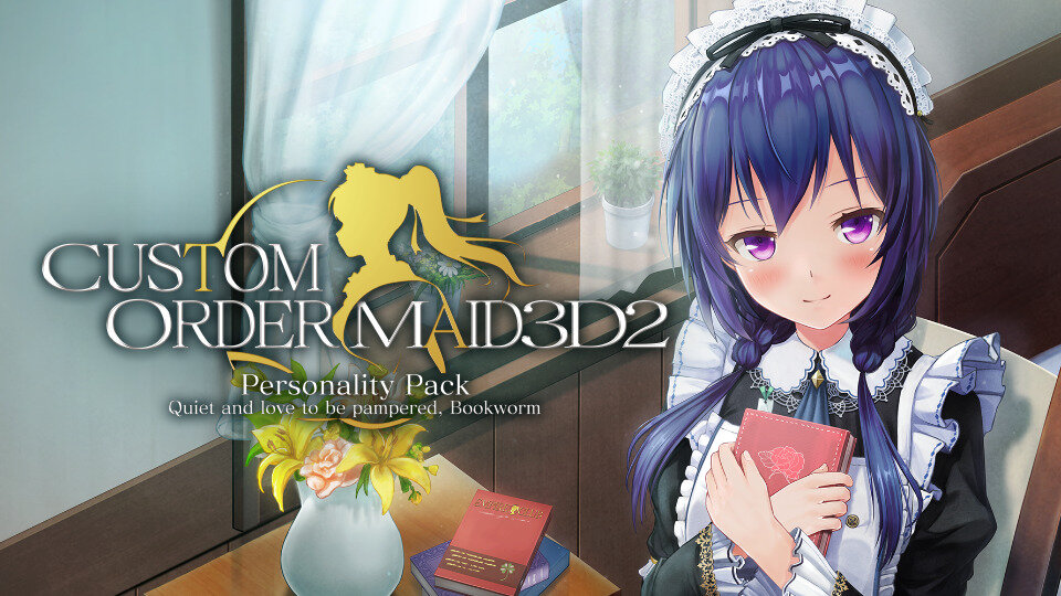 Custom Order Maid 3D2 - Personality Pack: Quiet and Love to be Pampered, Bookworm Hentai Image