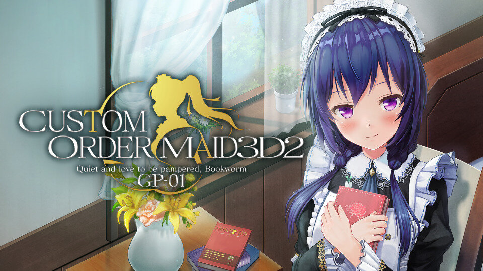 Custom Order Maid 3D2 - Personality Pack: Quiet and Love to be Pampered, Bookworm GP-01 Hentai Image