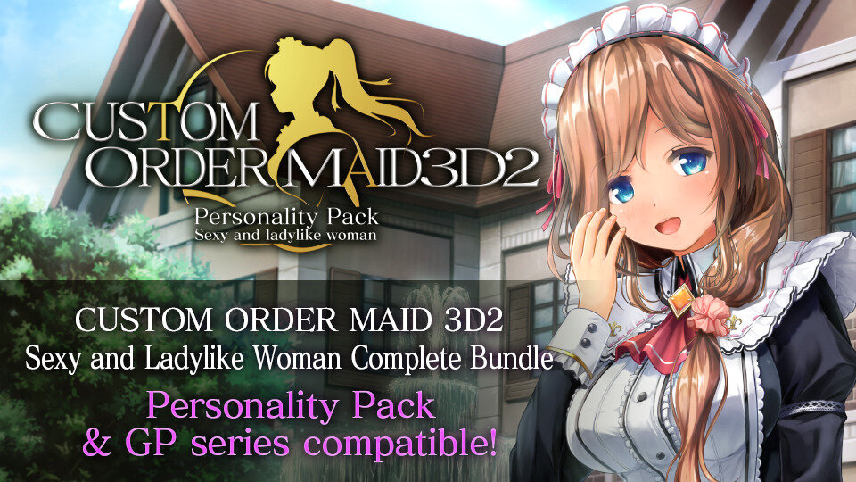 CUSTOM ORDER MAID 3D2 - Personality Pack: Sexy and Ladylike Woman Complete Bundle Poster Image
