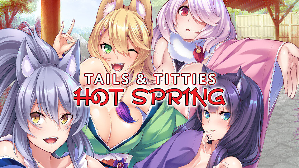 Tails and Titties Hot Spring Hentai Image