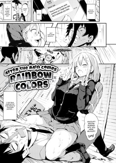 After the Rain Comes Rainbow Colors Hentai Image