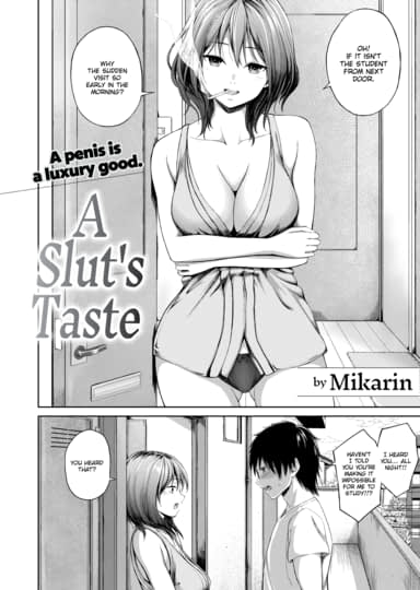 A Slut’s Taste Hentai