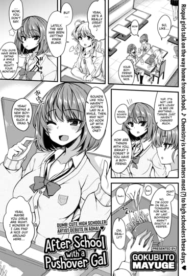 After School with a Pushover Gal Hentai