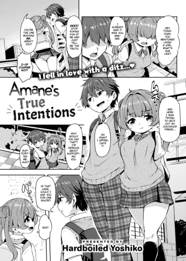 Amane's True Intentions