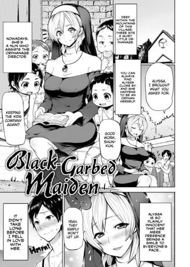 Black-Garbed Maiden Hentai Image