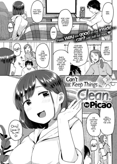 Can't Keep Things Clean Hentai Image