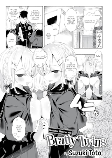 Graduation Memories with Bratty Twins Hentai