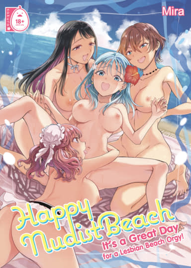 Happy Nudist Beach - It's a Great Day for a Lesbian Beach Orgy! Cover