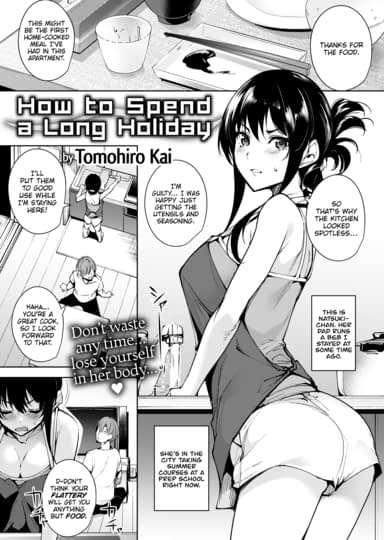 How to Spend a Long Holiday Hentai