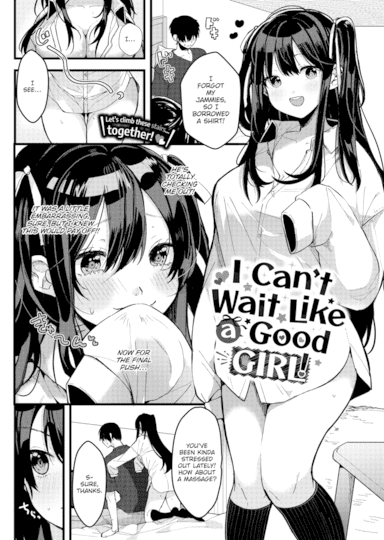 I Can't Wait Like a Good Girl! Hentai Image