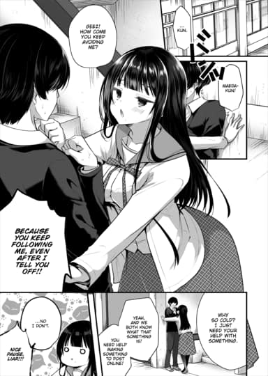 I Found This Plain Girl’s Lewd Account and It Turns Out She’s a Slut!? Ch.2 Cover