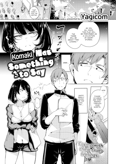 Komaki Has Something to Say Hentai Image