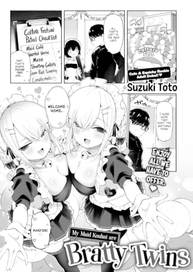 My Maid Kouhai are Bratty Twins Hentai