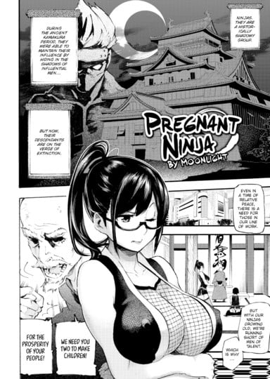 Pregnant Ninja by Moonlight Hentai Image
