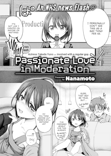 Passionate Love in Moderation Hentai