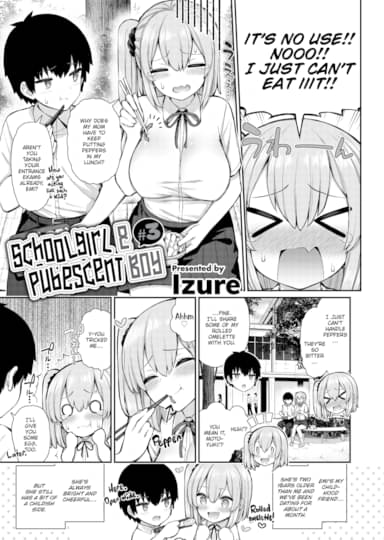 Schoolgirl & Pubescent Boy #3 Hentai Image