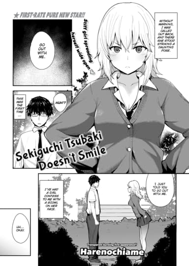 Sekiguchi Tsubaki Doesn't Smile Cover