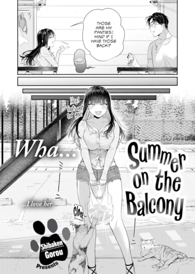 Summer on the Balcony Hentai Image