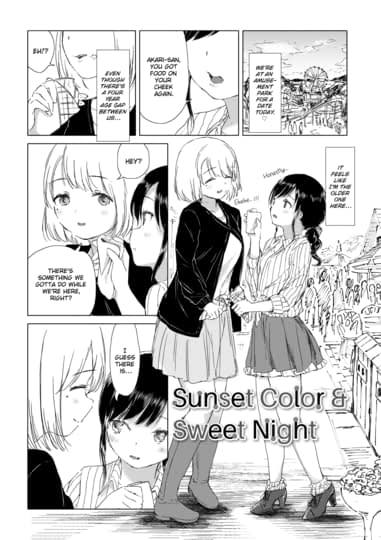 Sunset Color & Sweet Night Cover