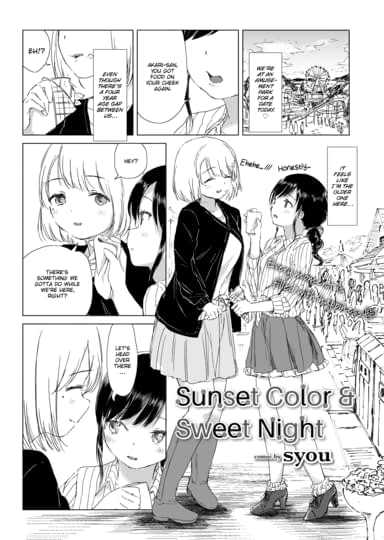 Sunset Color & Sweet Night Cover
