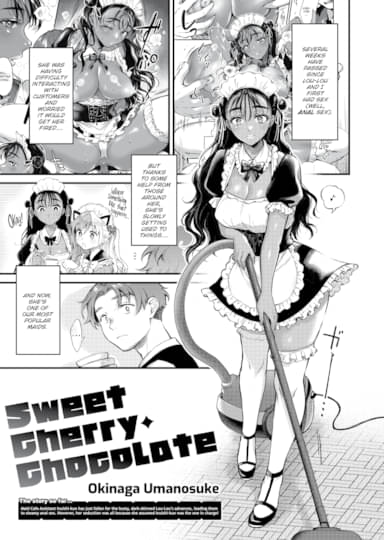 Sweet Cherry Chocolate Hentai Image