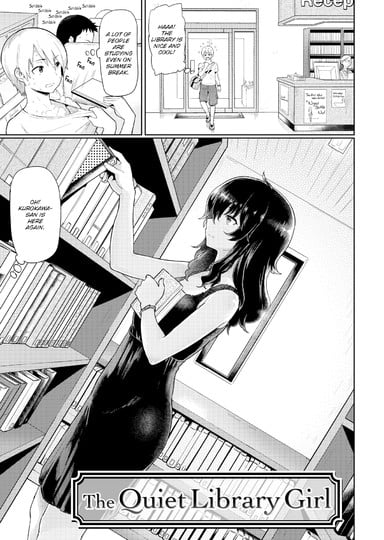 The Quiet Library Girl Hentai Image