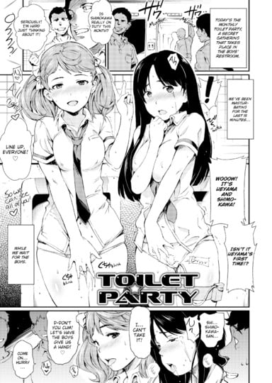 Toilet Party Hentai Image