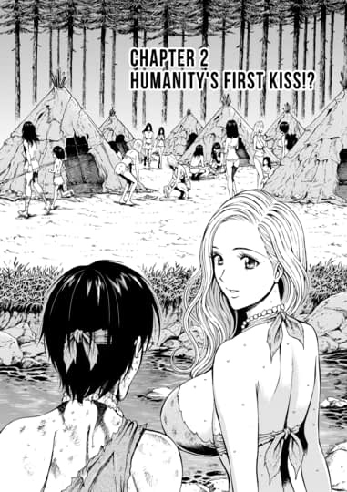 The Otaku in 10,000 B.C. - Chapter 2 - Humanity’s First Kiss!? Cover
