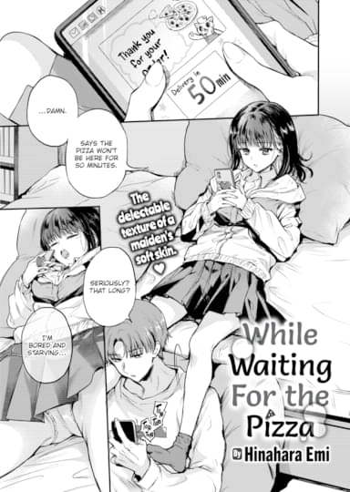 While Waiting For the Pizza Hentai Image