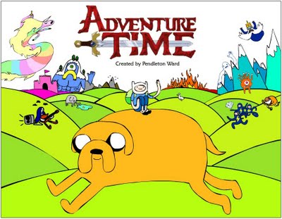Adventure Time with Finn and Jake.